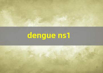 dengue ns1